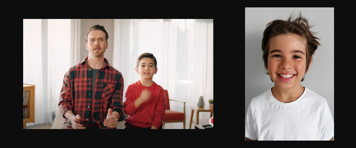 Tatlı ve yetenekli miniğimiz Yusuf Kerem, Aras Bulut İynemli ile anacastta rol aldığı Vodafone Reklamı yayında.
