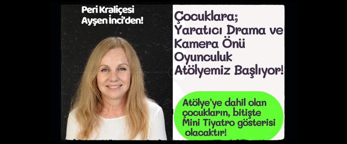 Çocuklar için yaratıcılığı ve özgüveni geliştiren, Yaratıcı Drama ve Kamera Önü Oyunculuk Atölyemiz Açılıyor!