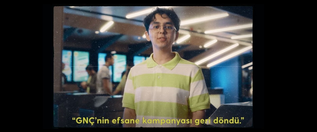 Yetenekli gençlerimizden Yusuf’un, Kerem Bürsin’le yer aldığı GNÇ TURKCELL Reklamı yayında.